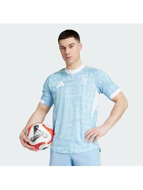 adidas adidas Koszulka techniczna Juventus Błękitny Slim Fit
