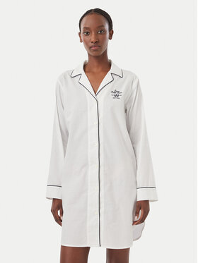LAUREN RALPH LAUREN LAUREN RALPH LAUREN Koszula nocna ILN32545 Biały Regular Fit