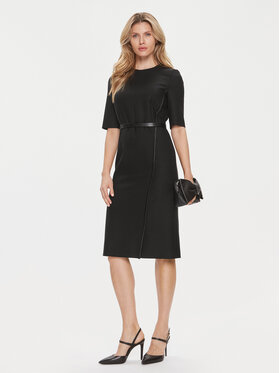 BOSS Boss Strickkleid Depuro 50506987 Schwarz Slim Fit