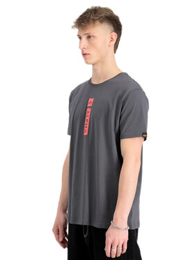 Alpha Industries Alpha Industries T-Shirt AI.146509-684 Szary Regular Fit