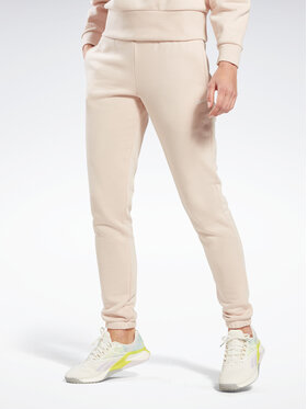 Reebok Reebok Pantaloni trening Fleece IC3502 Bej Slim Fit