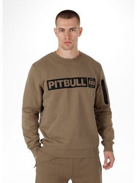 PITBULL PITBULL Bluza Beyer Brązowy Regular Fit