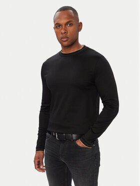 BOSS BOSS Тениска с дълъг ръкав H-Tenison 195 50565601 Черен Slim Fit