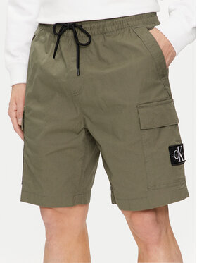 Calvin Klein Jeans Calvin Klein Jeans Pantaloncini di tessuto J30J325138 Verde Regular Fit