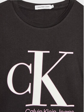 Calvin Klein Jeans T-shirt Reveal Monogram IG0IG01939 Crna Regular Fit