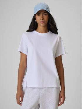 4F 4F T-Shirt ESSENTIAL Biały Regular Fit
