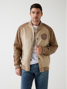 Guess Guess Преходно яке 178778 Кафяв Classic Fit