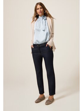 Oltre Oltre Jeansy P407R108739N034 Niebieski Regular Fit