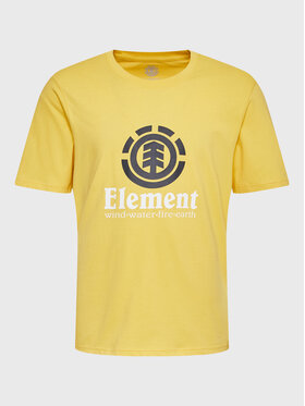 Element Element Marškinėliai Vertical ELYZT00152 Geltona Regular Fit