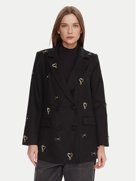 LOLA CASADEMUNT LOLA CASADEMUNT Sacou LF2502014 Negru Regular Fit