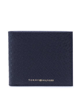 Tommy Hilfiger Tommy Hilfiger Голям мъжки портфейл Premium Leather Mono Cc And Coin AM0AM08729 Черен