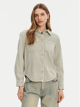 ONLY ONLY camicia di jeans Silla 15338783 Verde Slim Fit