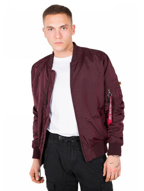 Alpha Industries Alpha Industries Kurtka bomber AI.191103-419 Bordowy Core Fit