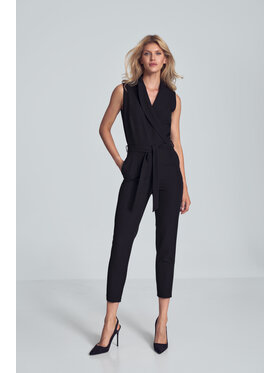 FIGL FIGLFIGL Jumpsuit M716 Nero Regular Fit