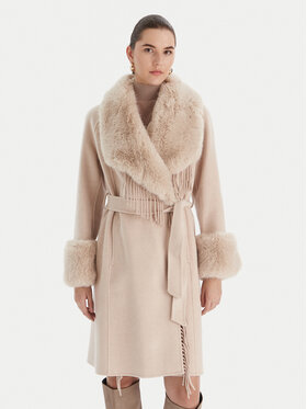 Marciano Guess Marciano Guess Palton de lână 5BGL46 7125A Bej Regular Fit