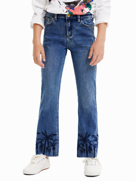 Desigual Desigual Džinsai 23SGDD06 Pilka Regular Fit