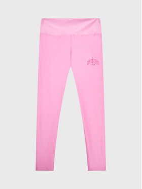 Guess Guess Leggings J3RB00 MC01P Ružičasta Slim Fit