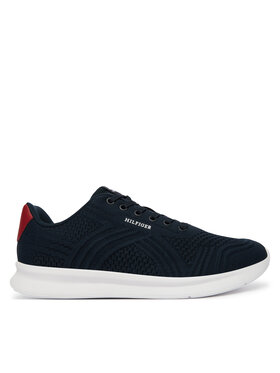 Tommy Hilfiger Tommy Hilfiger Sportcipők Lightweight Runner Mix FM0FM05755 Sötétkék