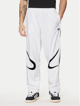 adidas adidas Pantaloni trening adicolor Teamgeist JP1119 Alb Regular Fit