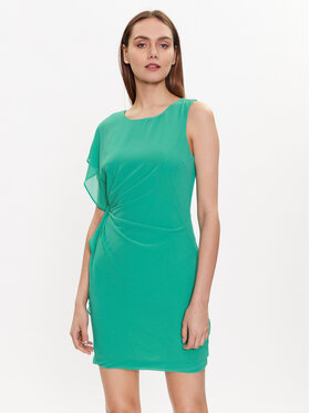 NAF NAF NAF NAF Obleka Lolita XENR87 Zelena Regular Fit
