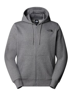 The North Face The North Face Bluza Simple Dome Full Zip Szary Regular Fit