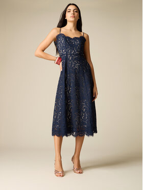 Oltre Oltre Abito da sera 7065R005055N034 Blu A-Line Fit