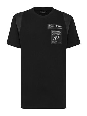 Plein Sport Plein Sport Tričko 5159 Čierna Regular Fit