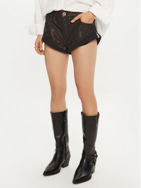 One Teaspoon One Teaspoon Džínové šortky 26534 Hnědá Slim Fit