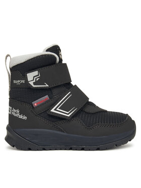 Jack Wolfskin Jack Wolfskin Μπότες Χιονιού Polar Bear-b Texapore Mid Vc K A62144 Μαύρο