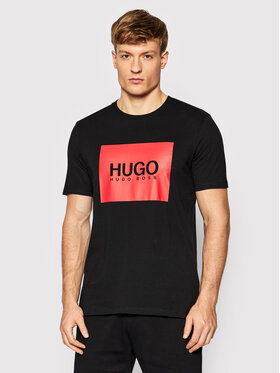 Hugo Hugo Тишърт Dolive214 50456378 Черен Regular Fit