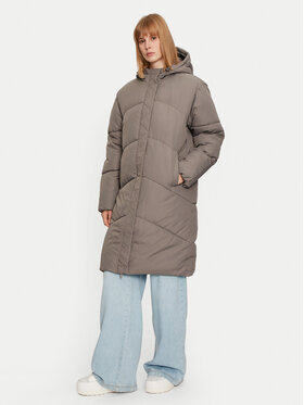 Noisy May Noisy May Geacă de iarnă Tenna 27030498 Gri Regular Fit