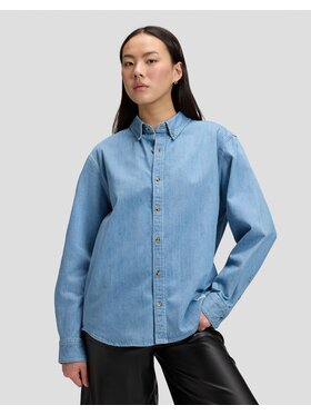 Lee Lee Koszula WORKWEAR BUTTON DOWN Niebieski Relaxed Fit