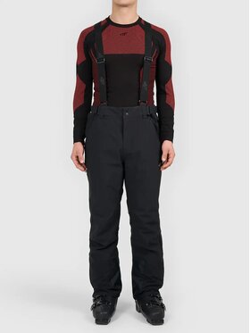 4F 4F Pantaloni da sci 4FWAW26TFTRM1453-20S Nero Regular Fit
