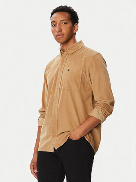 Billabong Billabong Πουκάμισο Smoke Trail Cord EQYWT04692 Ανοιχτό καφέ Regular Fit