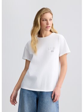 Liu Jo Liu Jo T-Shirt WA5144JS923M9683 Biały Regular Fit