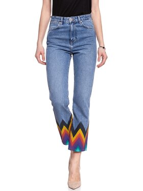 Wrangler Wrangler Jeansy RETRO STRAIGHT Kolorowy Straight Fit