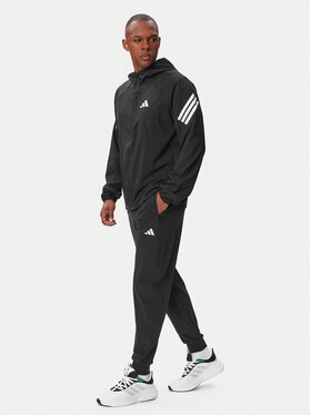 adidas adidas Bėgimo striukė Climacool Iconic KQ8060 Juoda Regular Fit