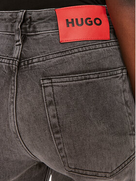 Hugo Jeans Hlače 50519927 Siva Mom Fit