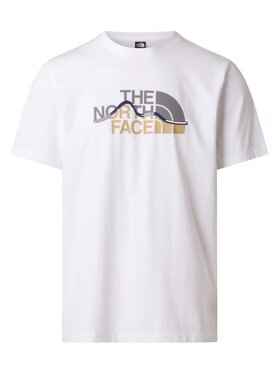 The North Face The North Face T-Shirt Mountain Line Regular Tee Biały Regular Fit