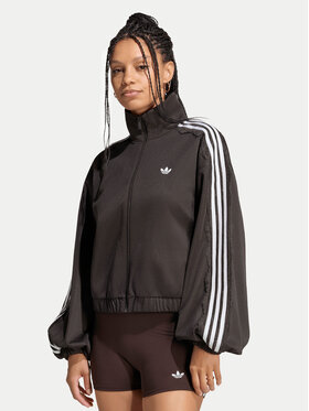 adidas adidas Mikina Lace Oversized Archive Track Top LG4278 Hnedá Regular Fit