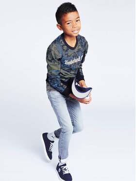 Timberland Timberland Μπλούζα T25U09 S Πράσινο Regular Fit