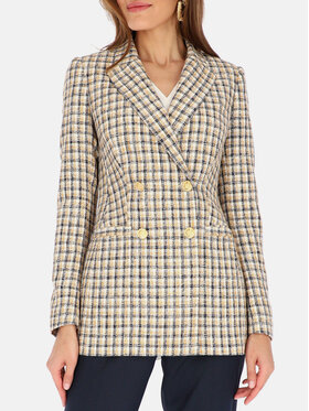 L’AF L’AF Marynarka Liberty Biały Slim Fit
