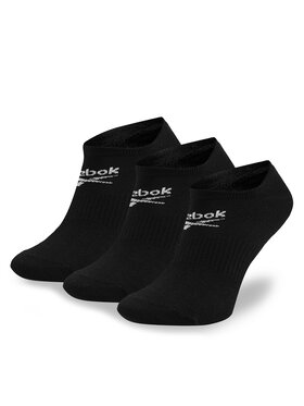 Reebok Reebok Набір 3 пар низьких шкарпеток unisex R0353-SS24 (3-pack) Чорний