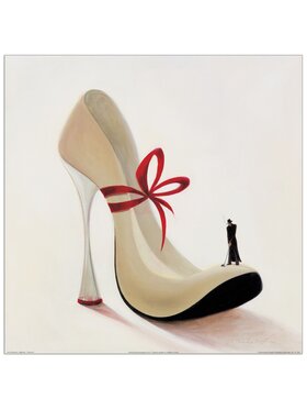 Artopweb Artopweb Dekoracja ścienna Highheels - Romance Kolorowy