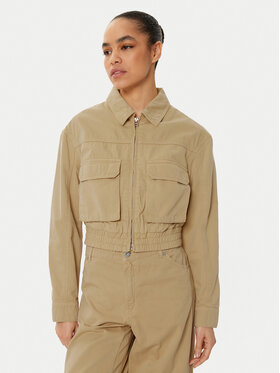HUGO HUGO Преходно яке Adana 50530800 Бежов Relaxed Fit