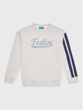 United Colors Of Benetton United Colors Of Benetton Світшот 3J68C10B8 Сірий Regular Fit