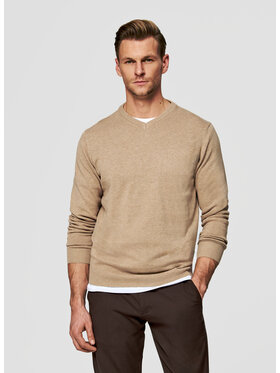 Pako Lorente Pako Lorente Sweter P26SB-2X-002 Beżowy Classic Fit