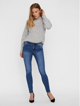 Vero Moda Traperice Tanya 10222531 Tamnoplava Skinny Fit