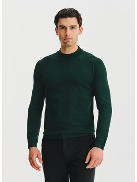 Pako Lorente Pako Lorente Sweter P25WF-2X-019 Zielony Classic Fit