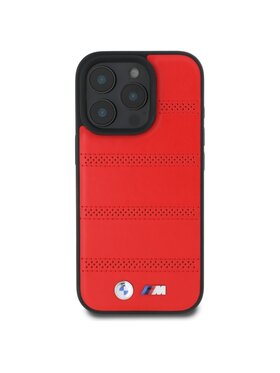 BMW Motorsport BMW Motorsport Etui na telefon M Perforated Tricolor Line Czerwony